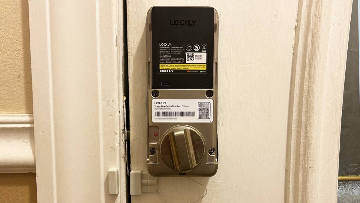 Lockly Visage interior lock without cover