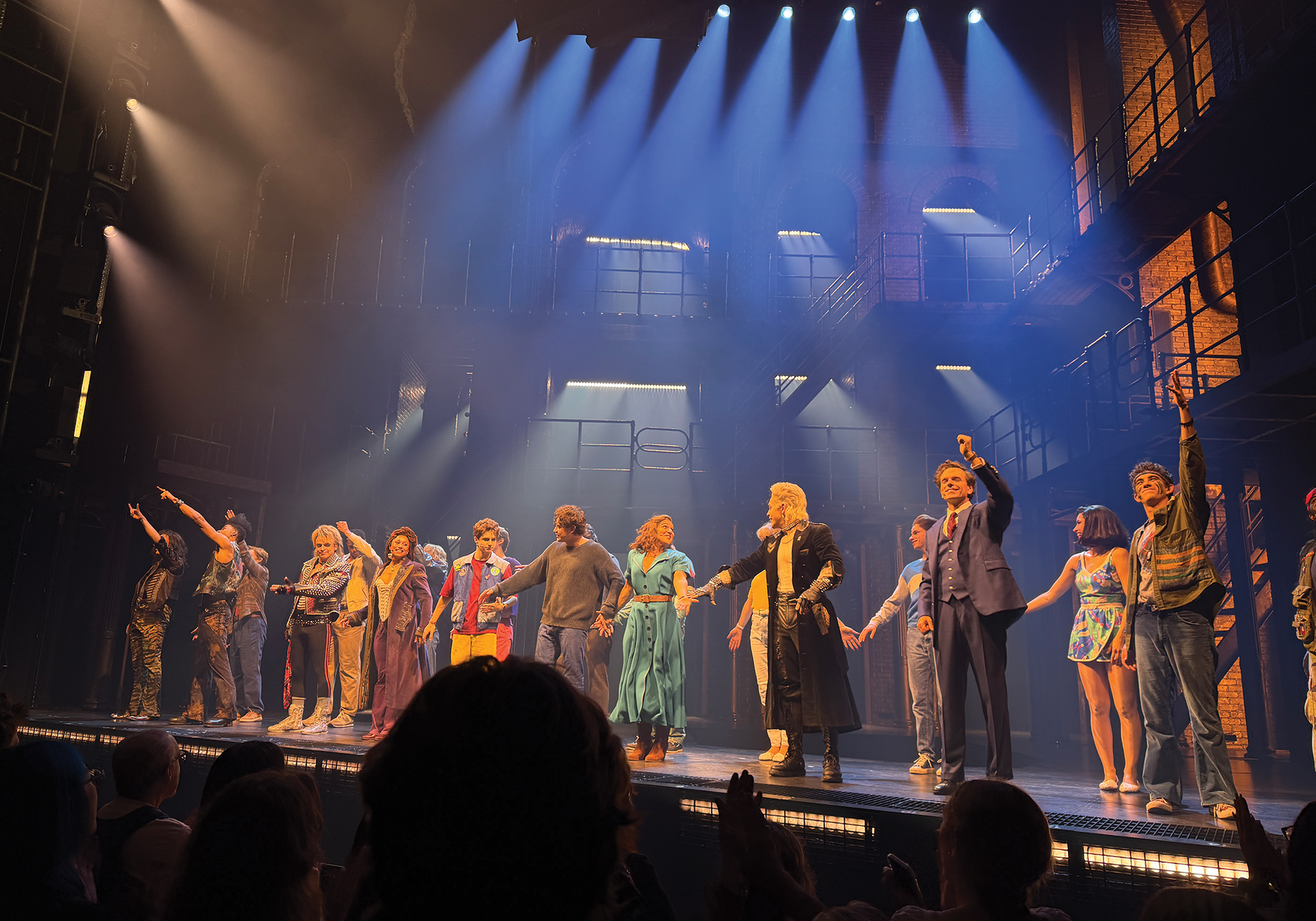 The cast of Lost Boys on Broadway.
