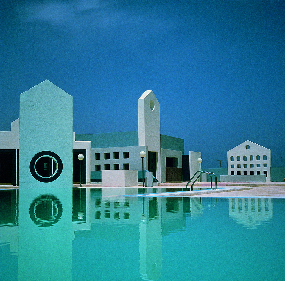 the colourful, postmodernist work of architect Richard England in Malta