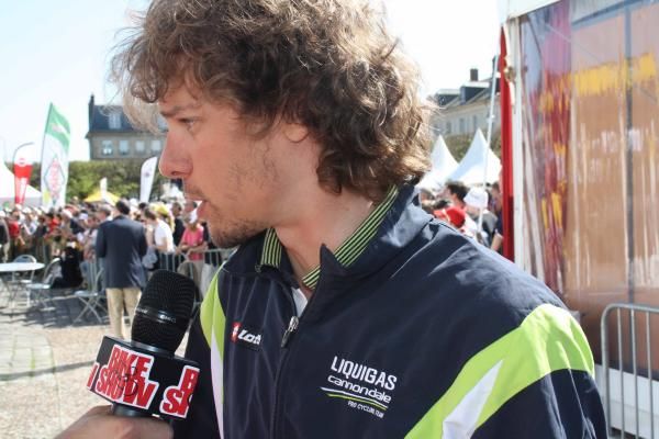 Daniel Oss (Liquigas-Cannondale) is still building his experience on the cobbles.