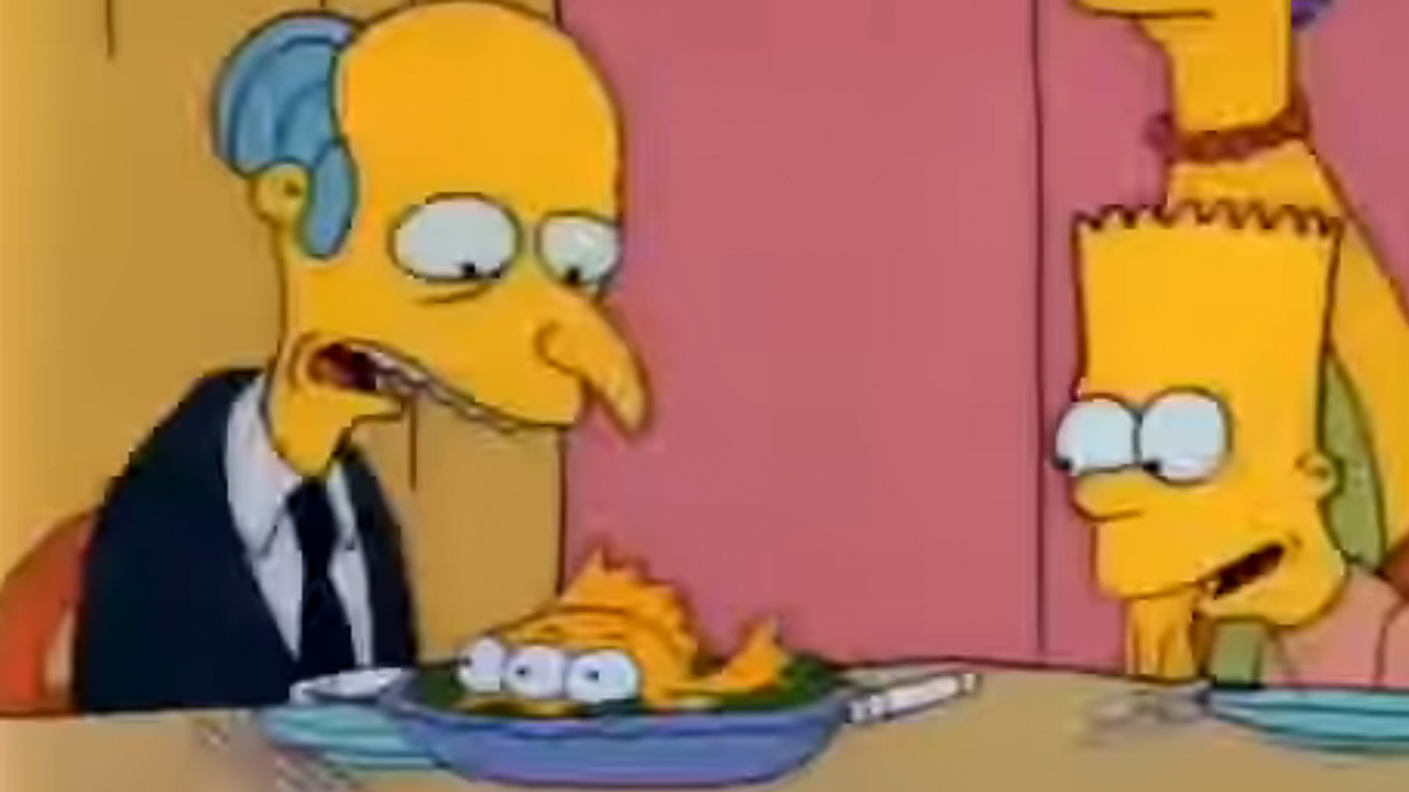 Una captura de pantalla de los Simpsons