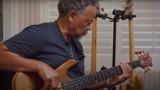 Ready Freddie Washington playing a Ken Smith 5-string bass