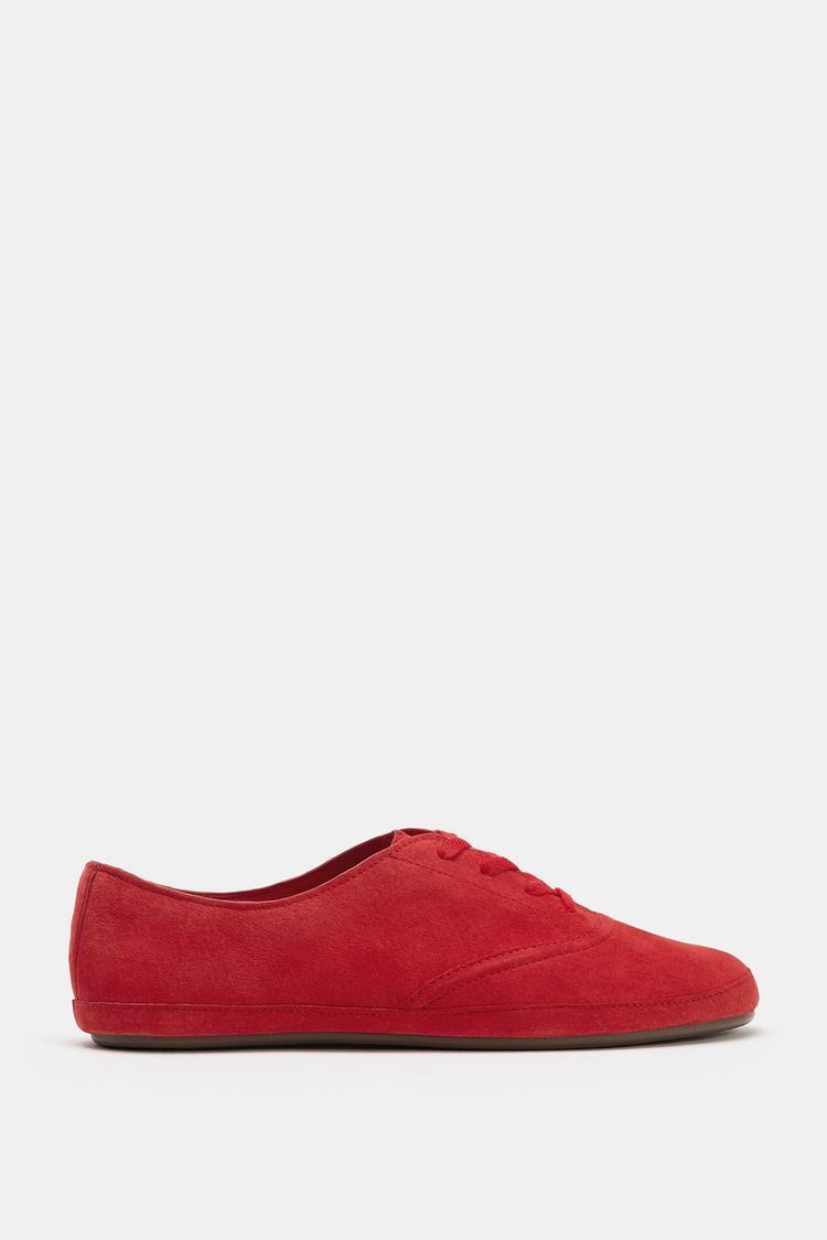 Zara, Leather Derby Sneakers