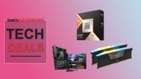 Newegg combo deal for the Ryzen 7 9800X3D CPU, 32GB of Corsair RAM, and MSI X870E Carbon WIFI motherboard 