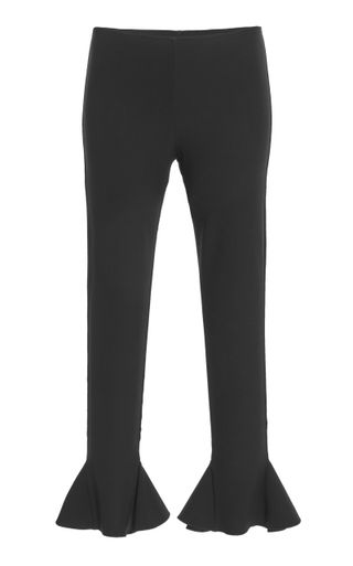 Cropped Flared Trousers