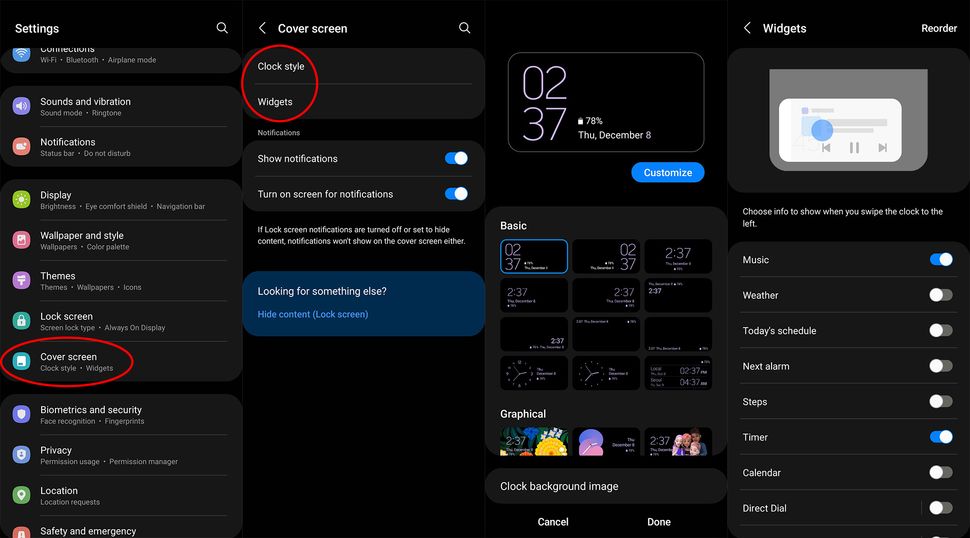 How to customize the cover screen on the Galaxy Z Flip 4 Android Central