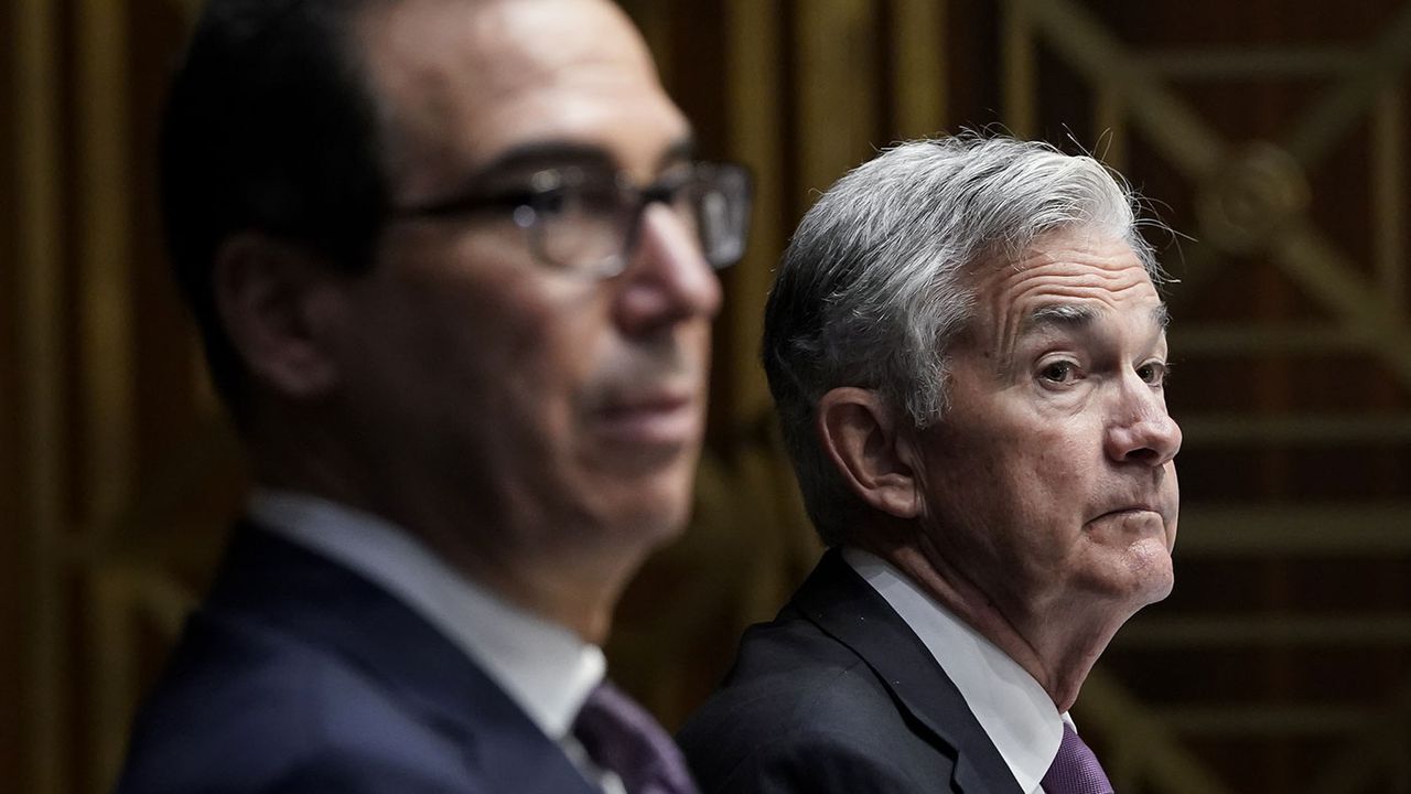 Steven Mnuchin and Jerome Powell 