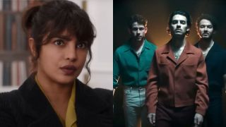 Priyanka Chopra in Love Again, and the Jonas Brothers in a promo for their 2022 tour