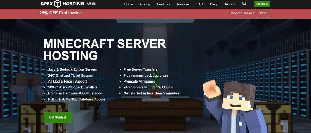 minecraft servers hosting free 247 modded