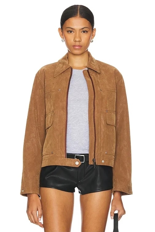 Free People, X We the Free Blair Faux Suede Jacket
