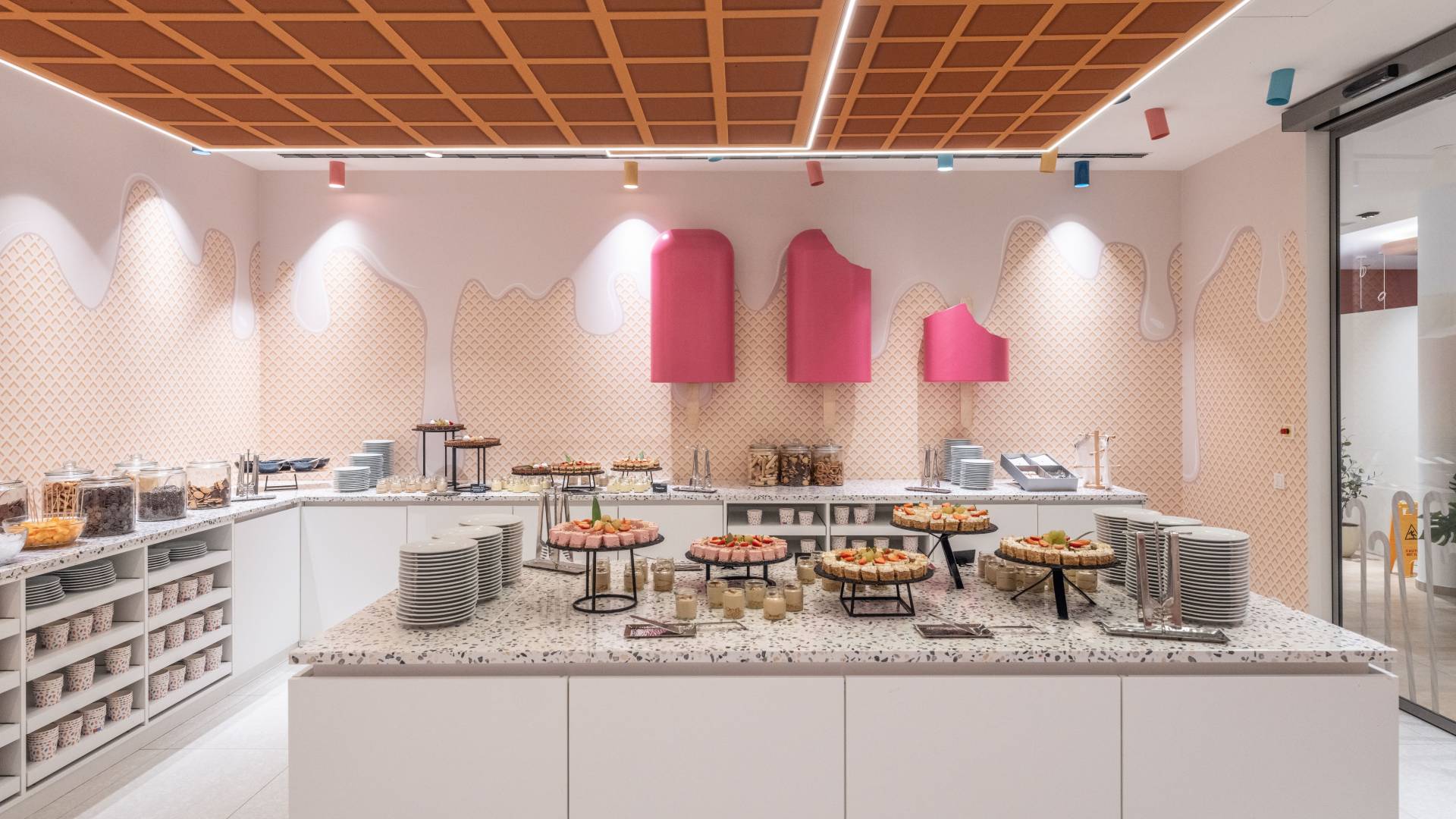 Dessert room at Falkesteiner Diadora