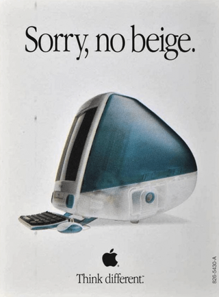 Apple Advert from 1999