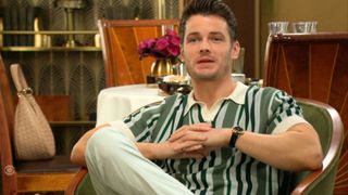 Michael Mealor as Kyle smiling in The Young and the Restless