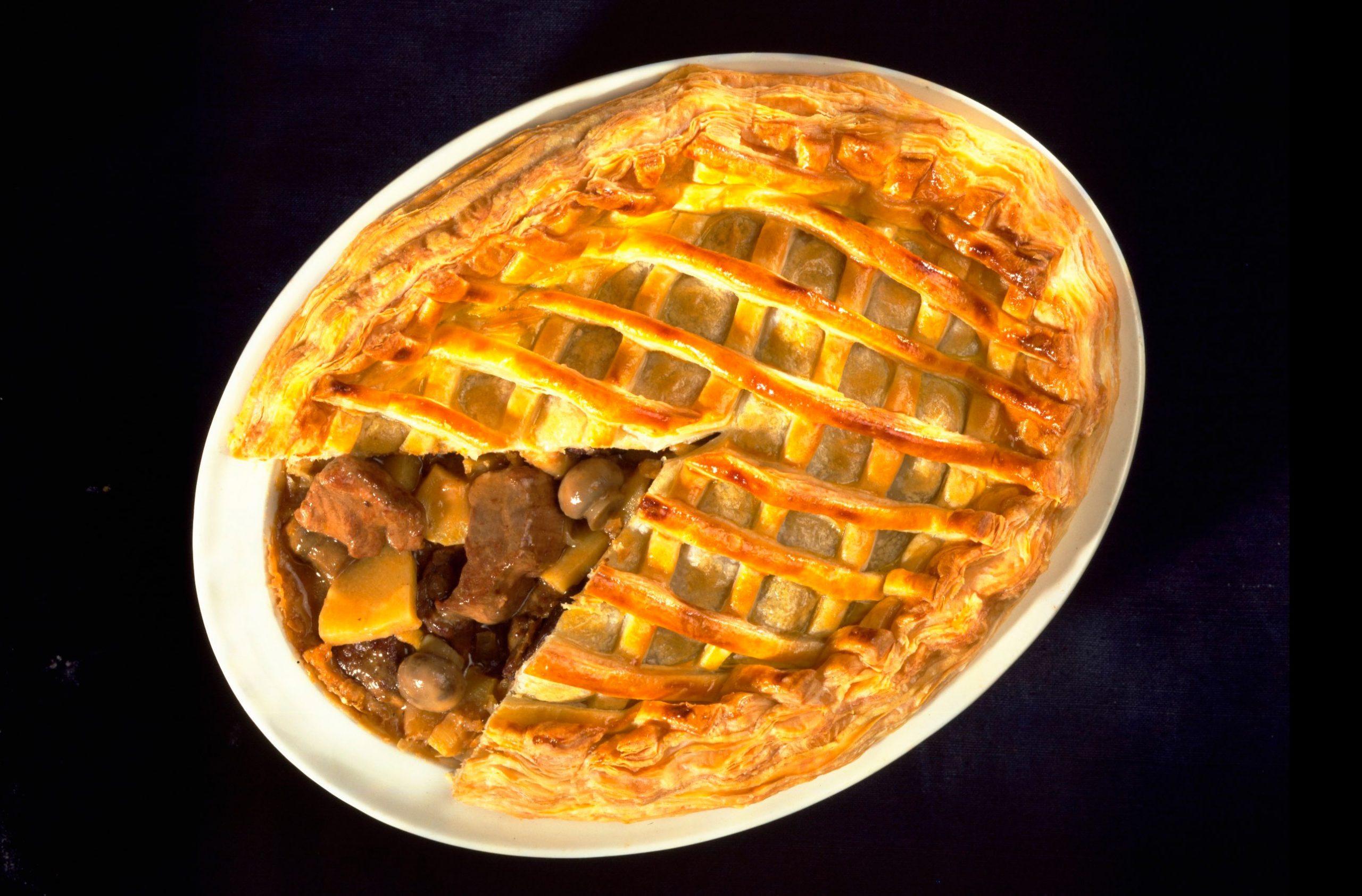 Steak pie. Collection pie.