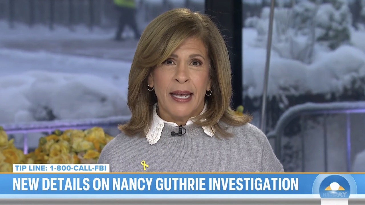 ホーダ・コットブ、トゥデイで黄色いリボンを着けたナンシー・ガスリー失踪事件を報道