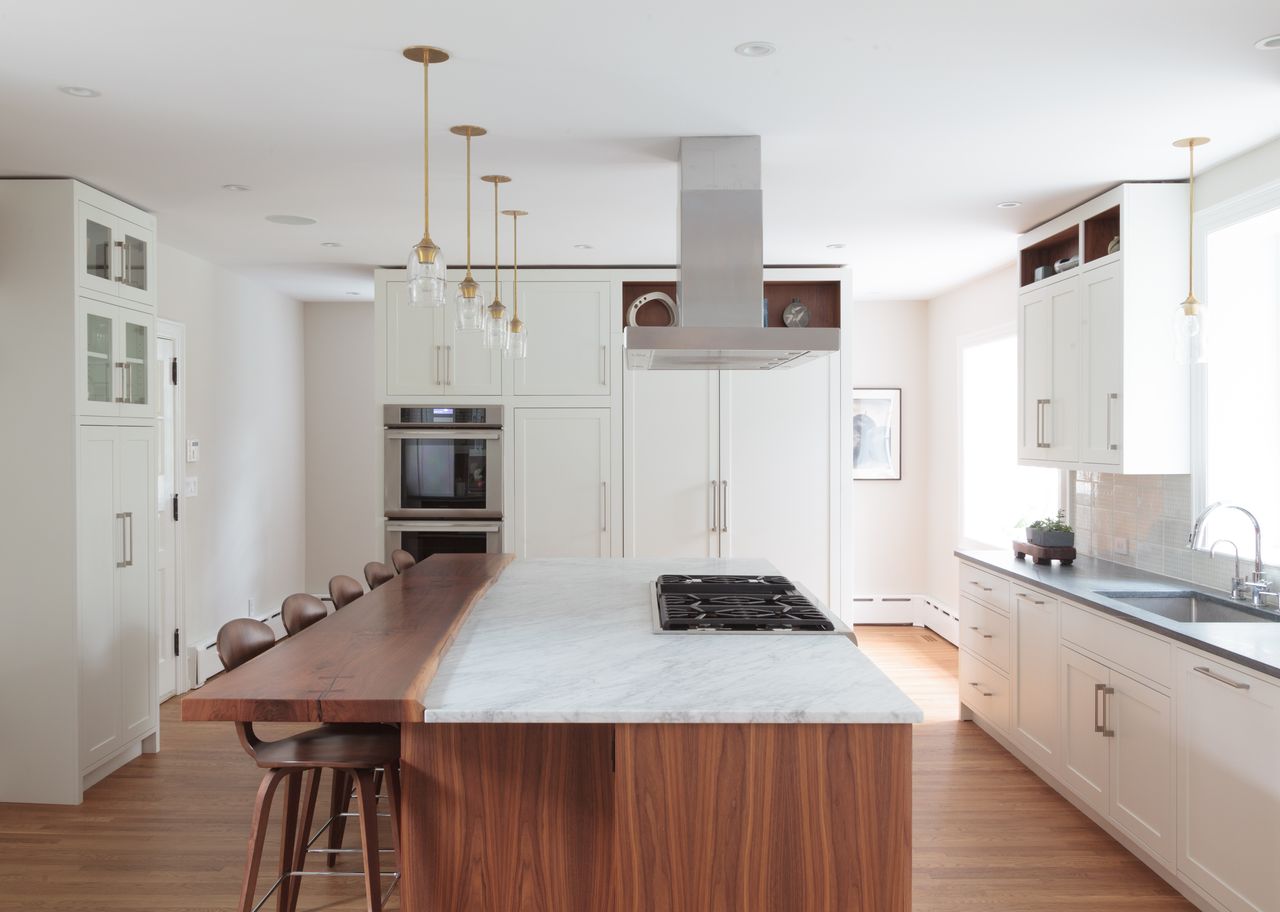 What's the best material for split-level kitchen islands? | Livingetc