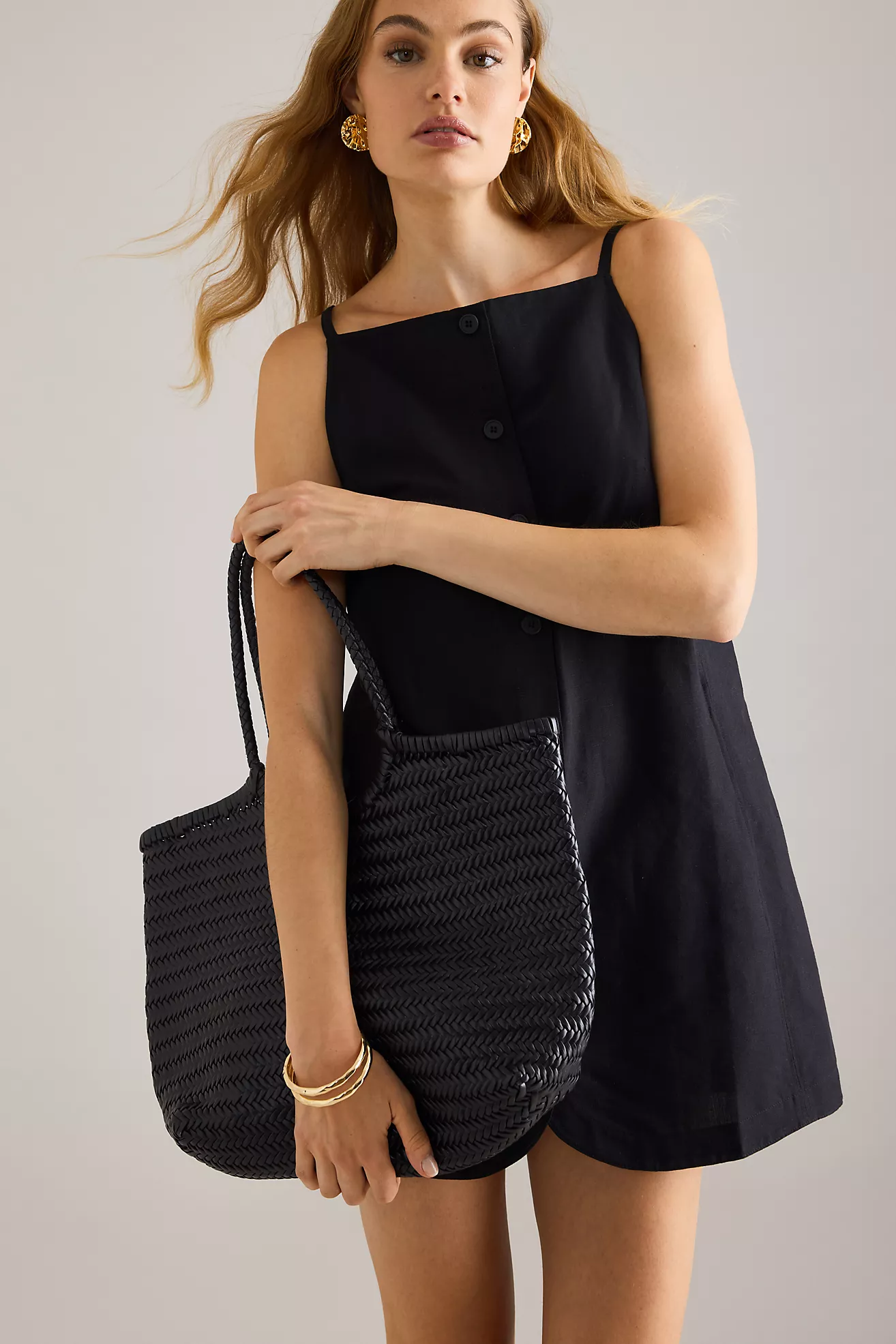 Nola Woven Leather Bag