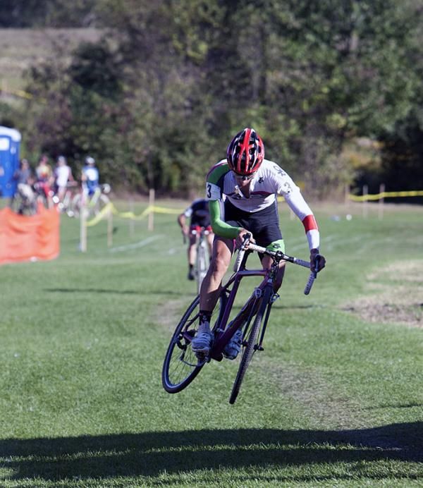 Luca Damiani (Colavita Sutter Home p/b CookingLight) finishes in second place with style.