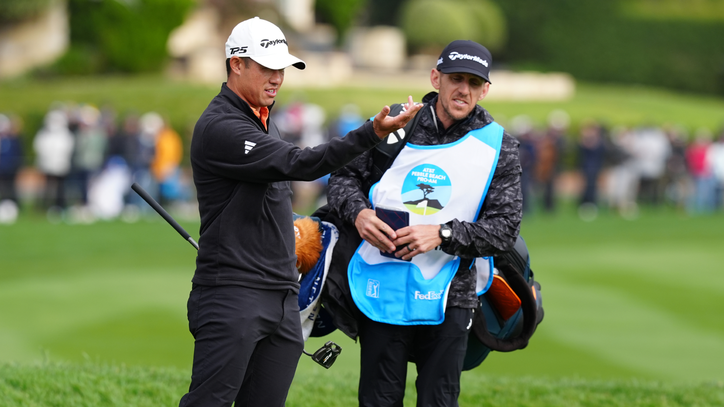 Collin Morikawa and Mark Urbanek