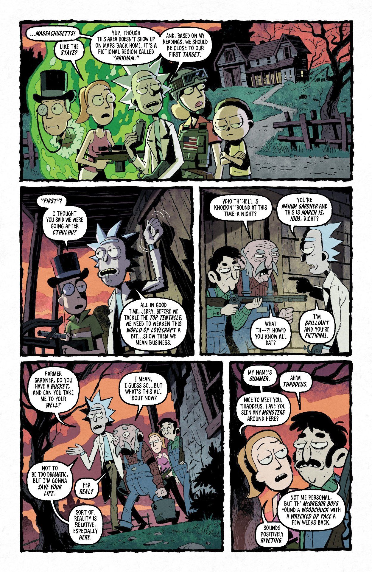 Rick and Morty vs. Cthulhu #1