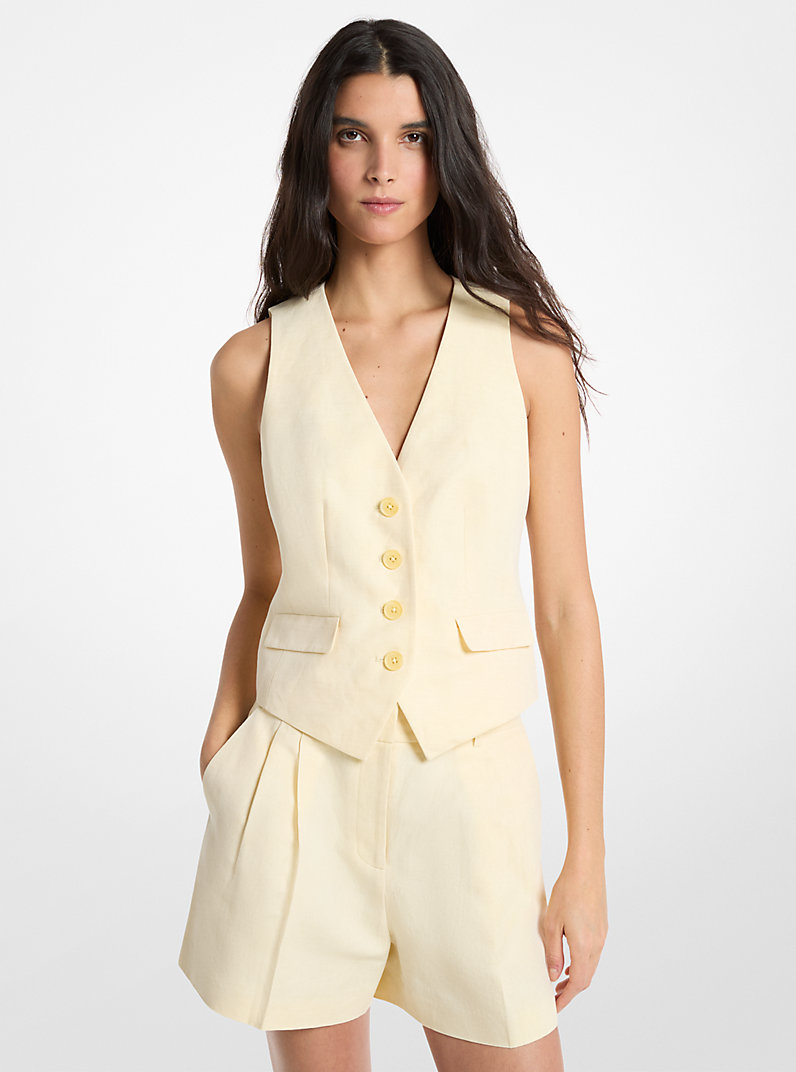 Linen and Cotton Vest
