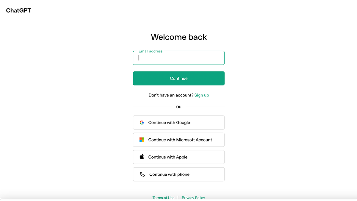 Three screenshots of the Chat GPT sign-up screen.