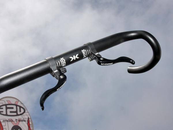 KORE's Mega road bars feature a non-tapered 31.8mm diameter across the entire width of the tops.