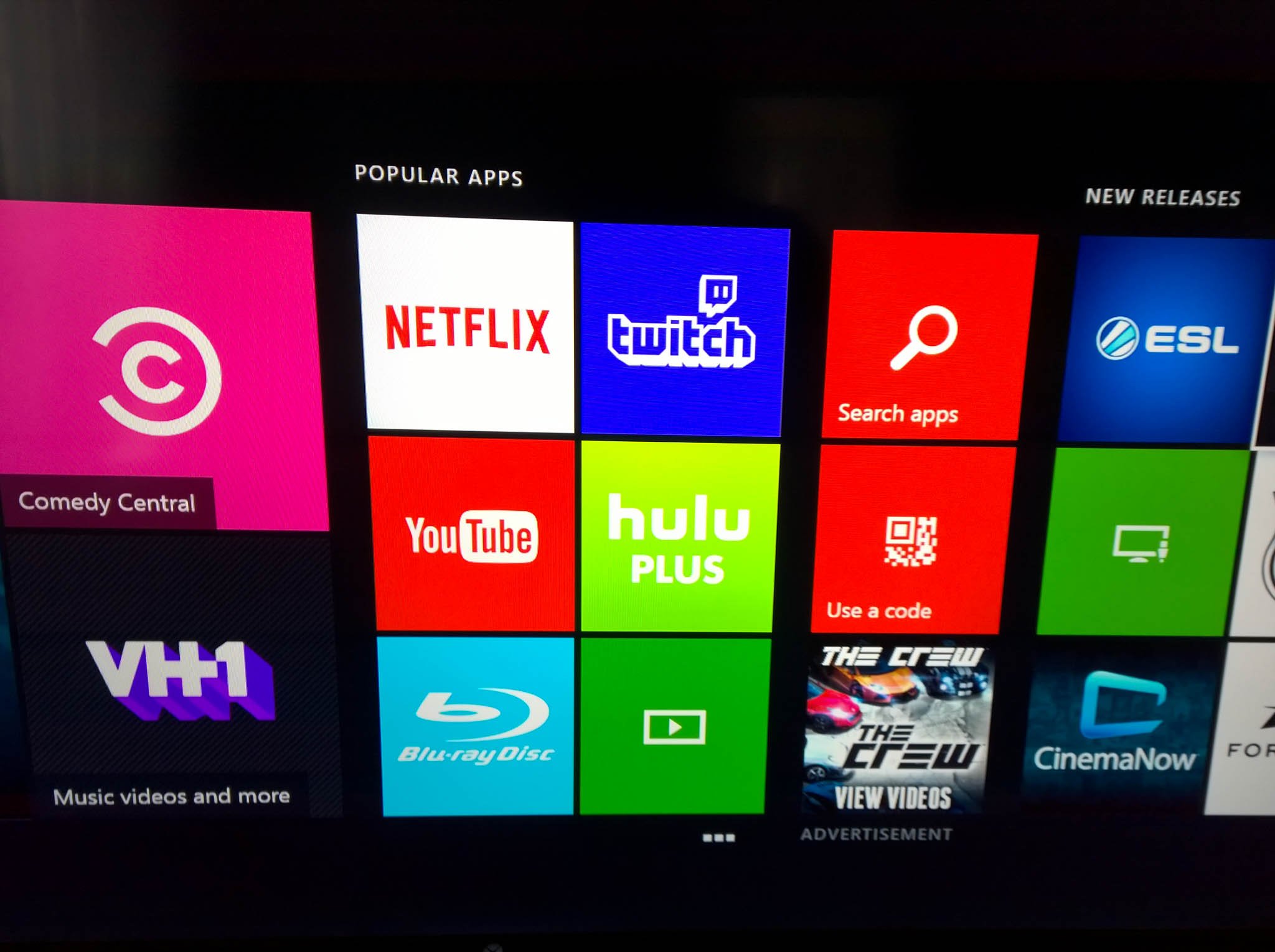 Free tv apps on sale for xbox one