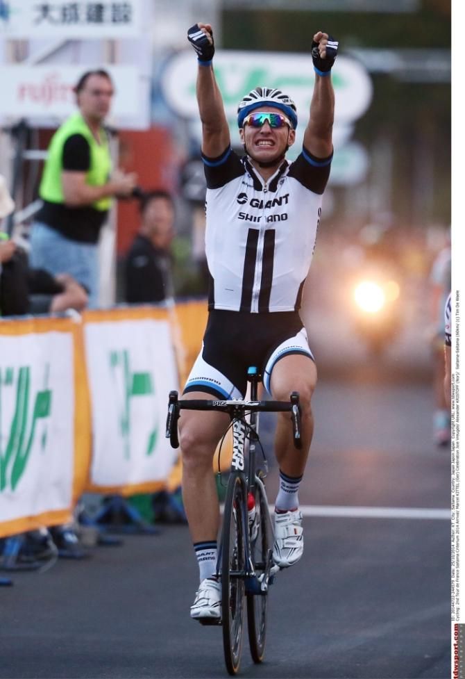 Marcel Kittel (Giant-Shimano) wins the Saitama Criterium.