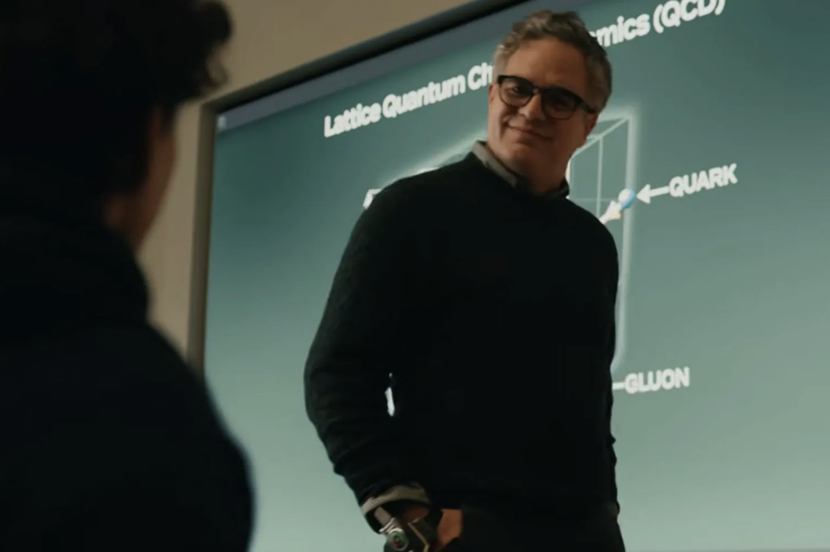 an image of mark ruffalo in the new spiderman 4 trailer