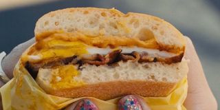 Bird of Prey's breakfast sandwich