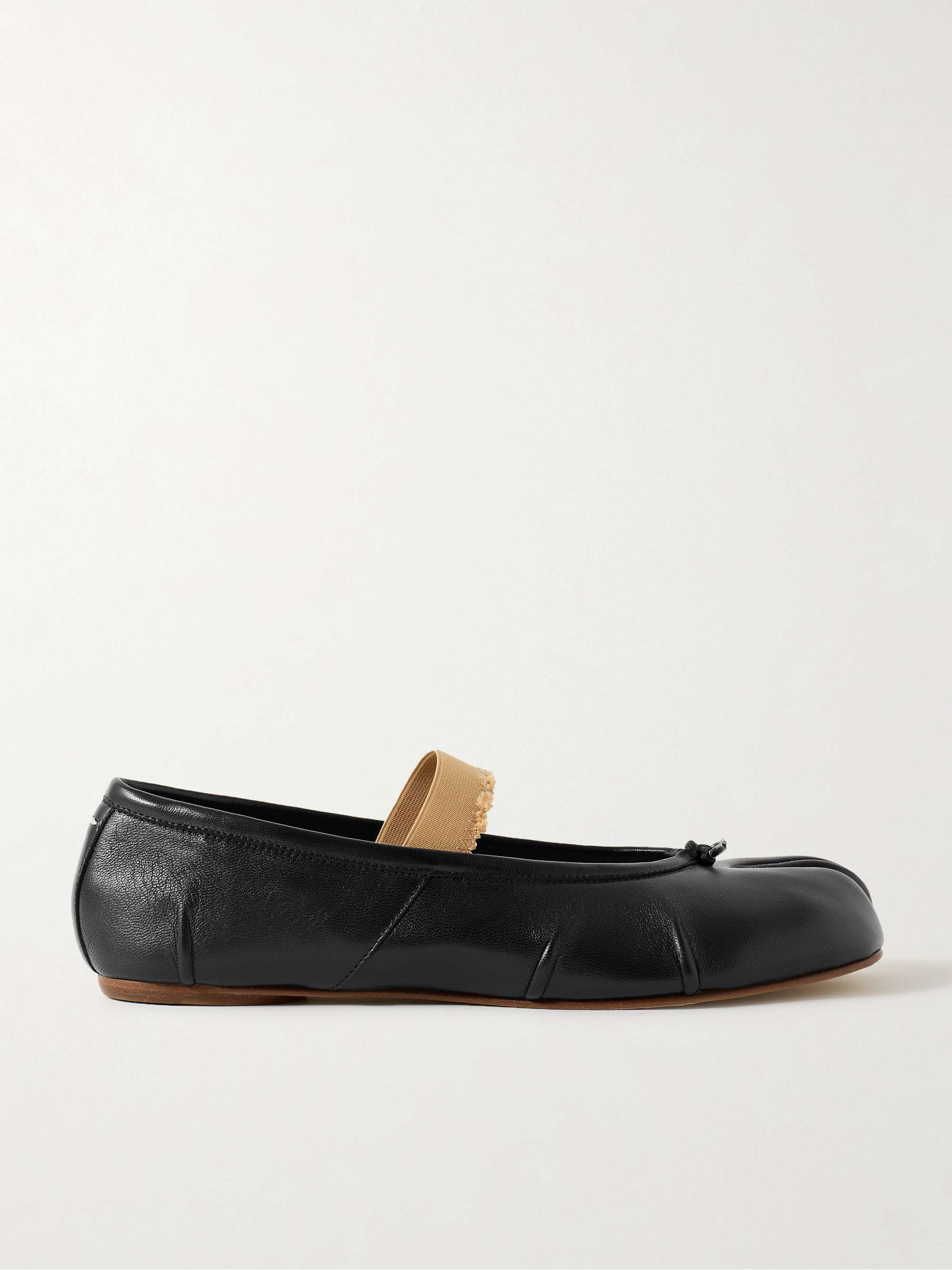 Tabi Split-Toe Leather Ballet Flats