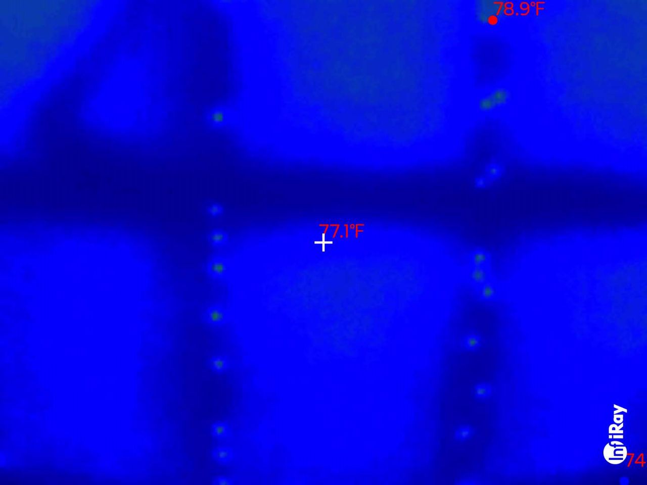 Screenshots of InfiRay P2 Pro Thermal Camera Samples.