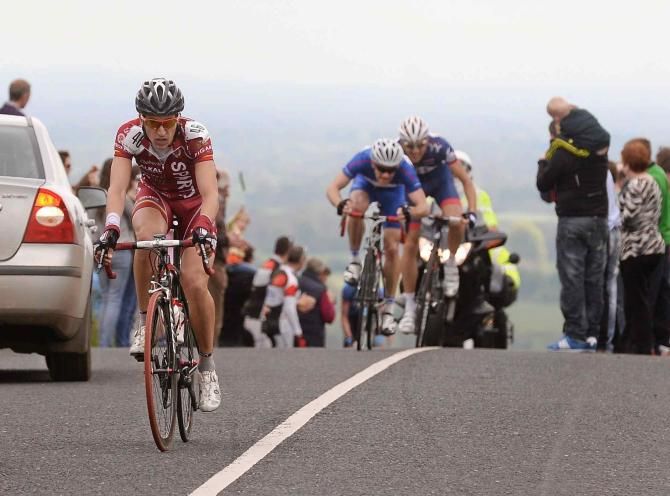 Martin Hunal (Cze) Sparta Praha takes the KoM