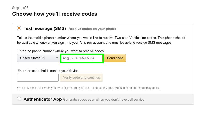 How To Set Up Two Factor Authentication On Amazon Tom S Guide