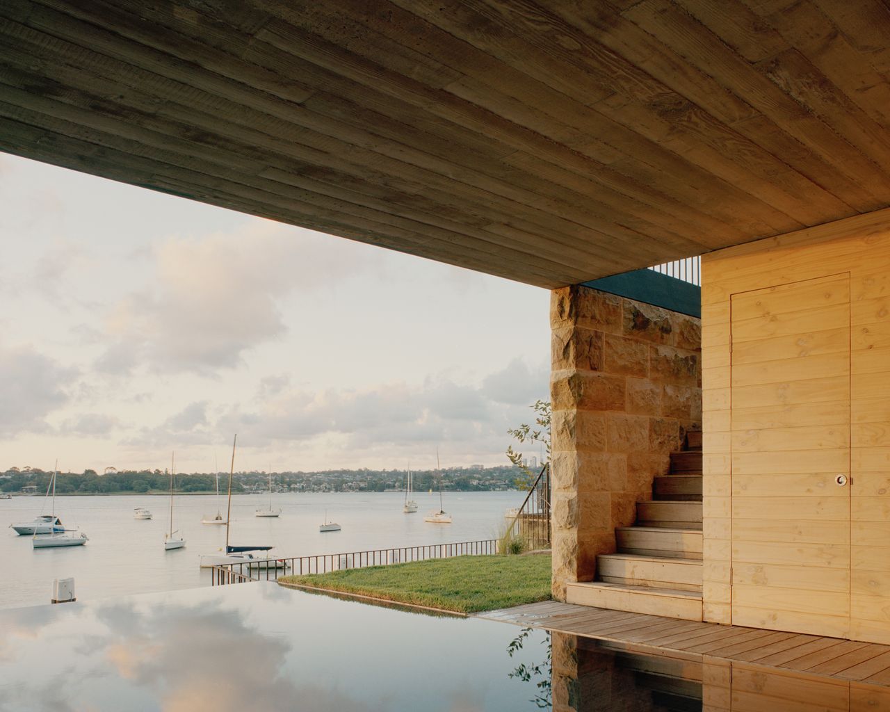 infinity pool in australian house