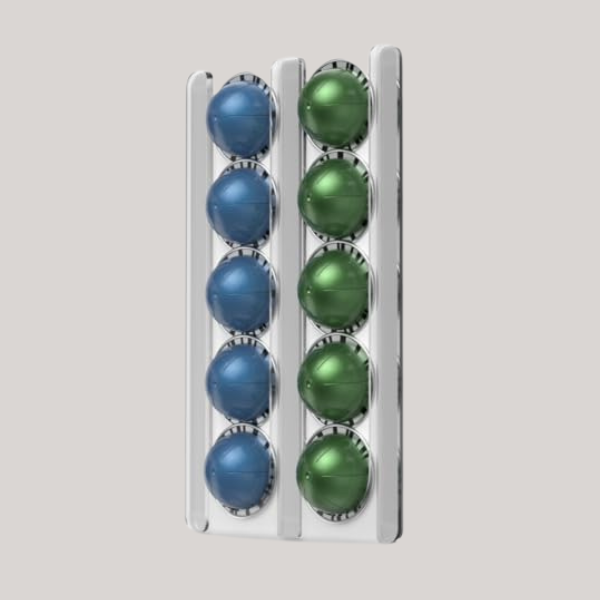 GALVANOX, Galvanox Wall Mounted Holder for Nespresso Vertuo Pods Organizer
