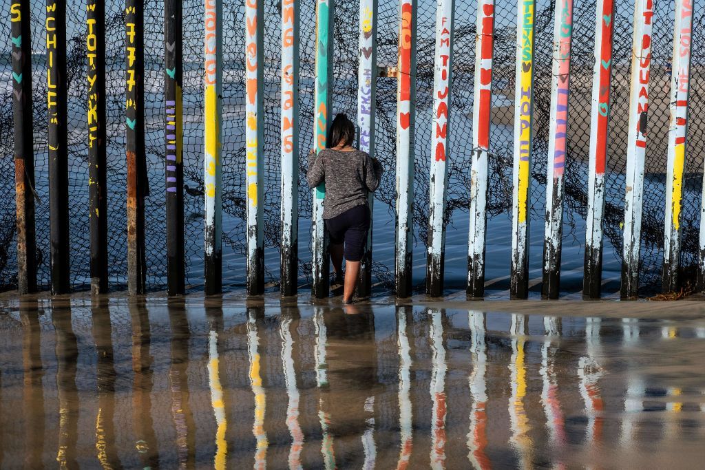 A migrant from El Salvador.