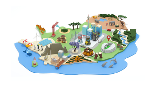 Google Cloud illustration of South Africa region (Johannesburg)