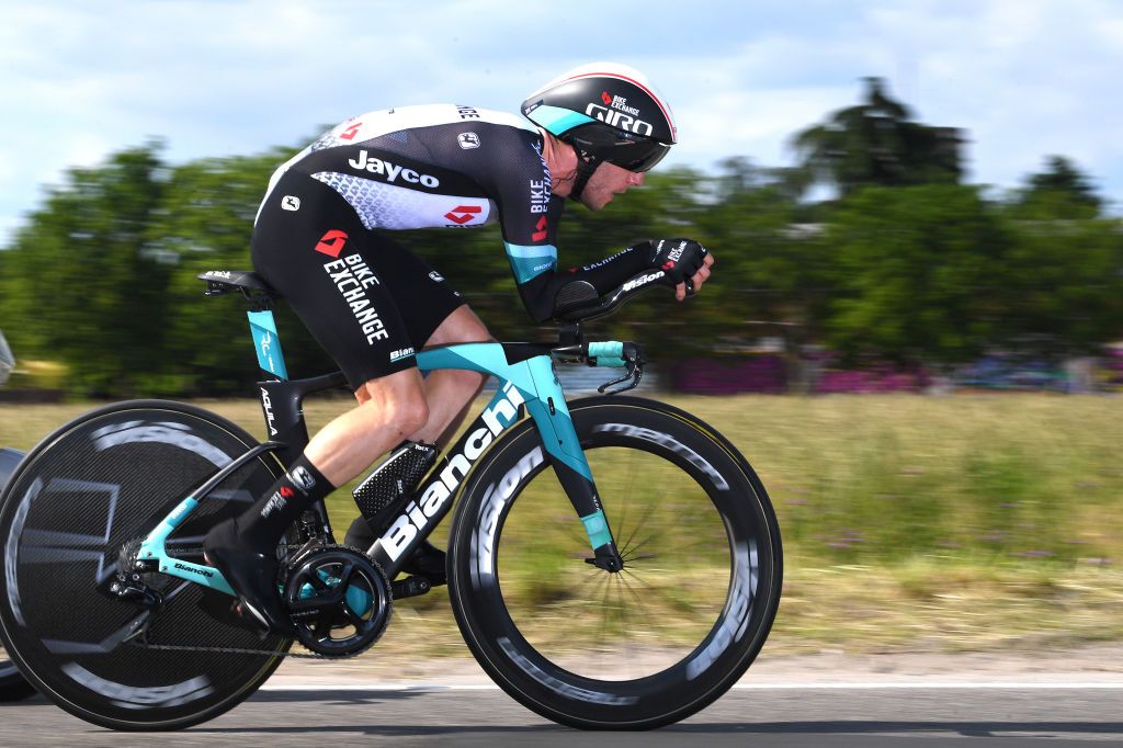 MILAN ITALY MAY 30 Simon Yates of United Kingdom and Team BikeExchange during the 104th Giro dItalia 2021 Stage 21 a 303km Individual Time Trial stage from Senago to Milano ITT UCIworldtour girodiitalia Giro on May 30 2021 in Milan Italy Photo by Tim de WaeleGetty Images