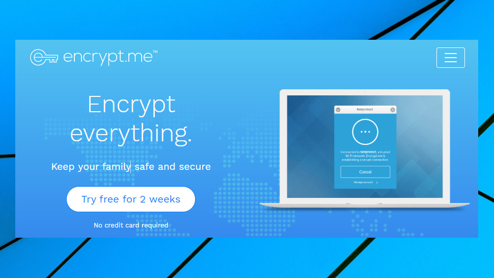 encryptme flashing login screen