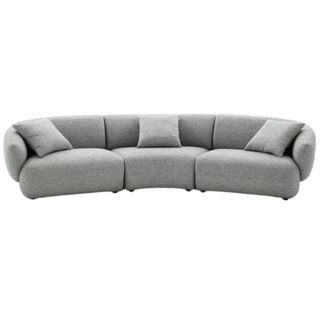 Auburn Performance Fabric Curve Sofa