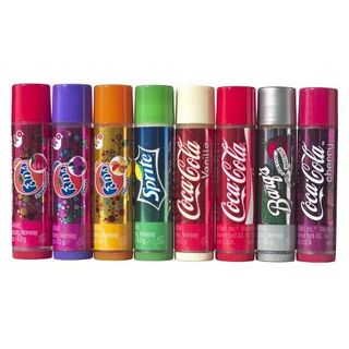 Variety of Lip Smackers in soda flavors