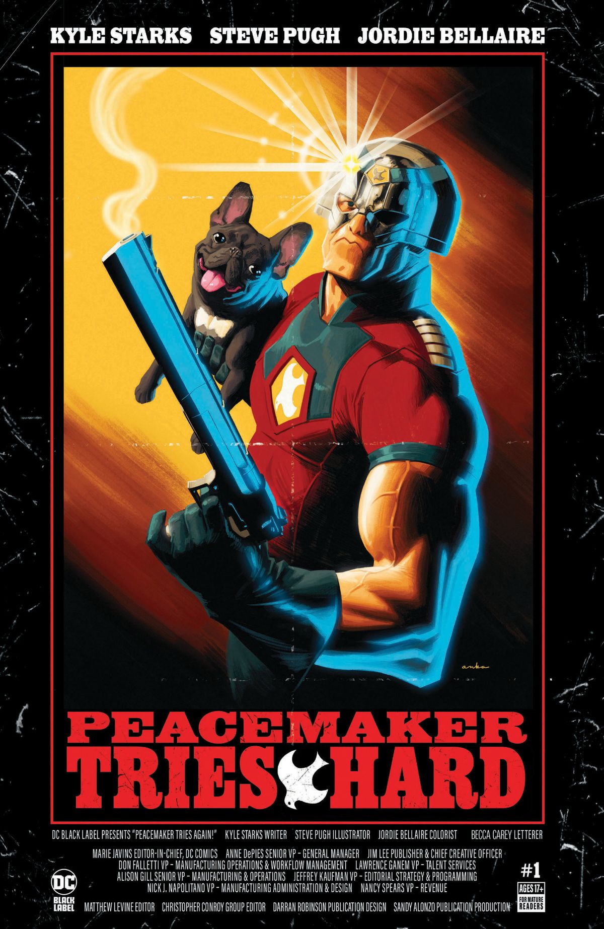 Peacemaker Tries Hard! #1 covers