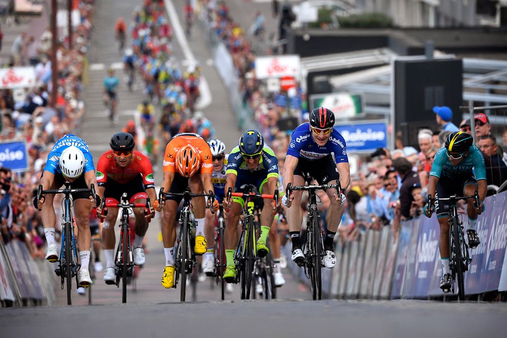Andr&eacute; Greipel (Lotto Soudal) wins stage 2 of the Belgium Tour