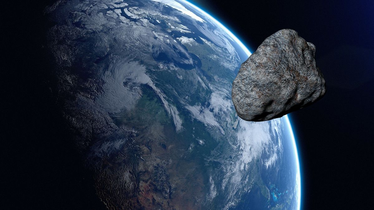 A 'potentially hazardous' blue-whale-size asteroid will zip through Earth's orbi..