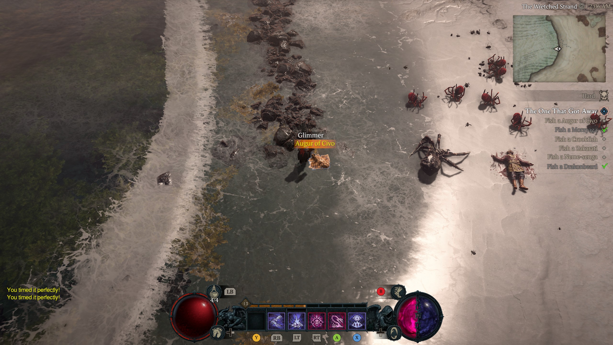 Diablo 4 The One That Got Away - Rare fish