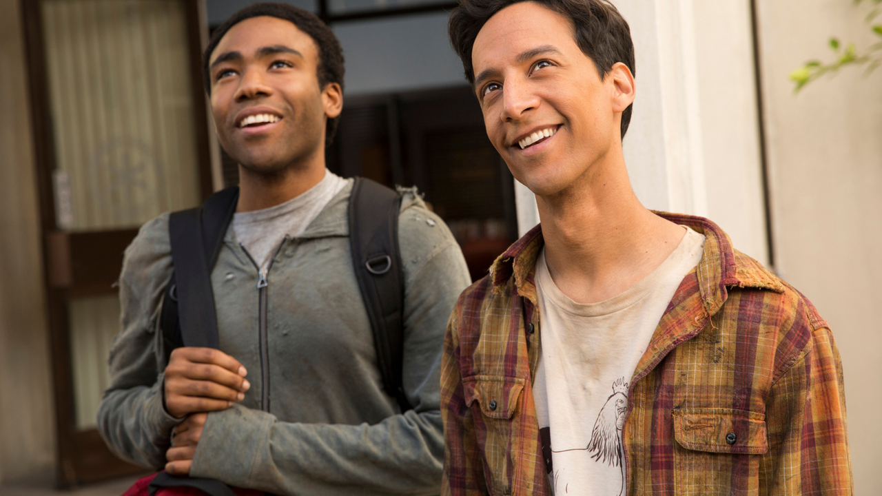 COMMUNITY -- &quot;Geothermal Escapism&quot; Episode 504 -- Pictured: (l-r) Donald Glover as Troy, Danny Pudi as Abed