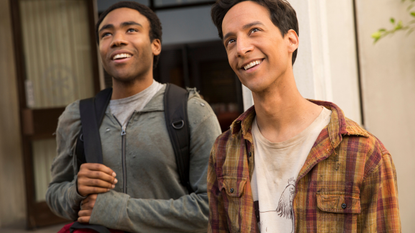 COMMUNITY -- "Geothermal Escapism" Episode 504 -- Pictured: (l-r) Donald Glover as Troy, Danny Pudi as Abed