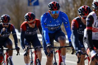 Tirreno Adriatico 2022 - 57th Edition - 4th stage Cascata delle Marmore - Bellante 202 km - 10/03/2022 - Filippo Ganna (ITA - INEOS Grenadiers) - photo Luca Bettini/SprintCyclingAgency©2022